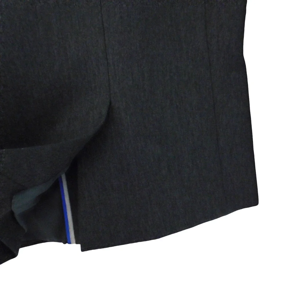 J‎ Crew Womens Super 120s 100% Wool Three Button Blazer Jacket Size 4 Gray
